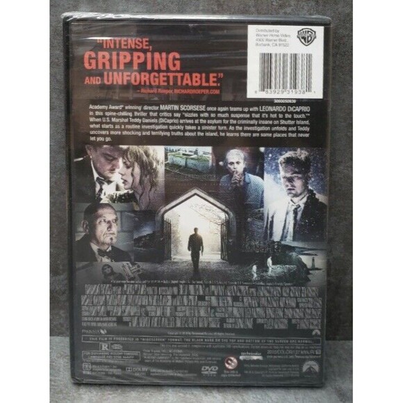 Shutter Island (DVD, 2010) Leonardo DiCaprio NEW, SEALED - Picture 2 of 3